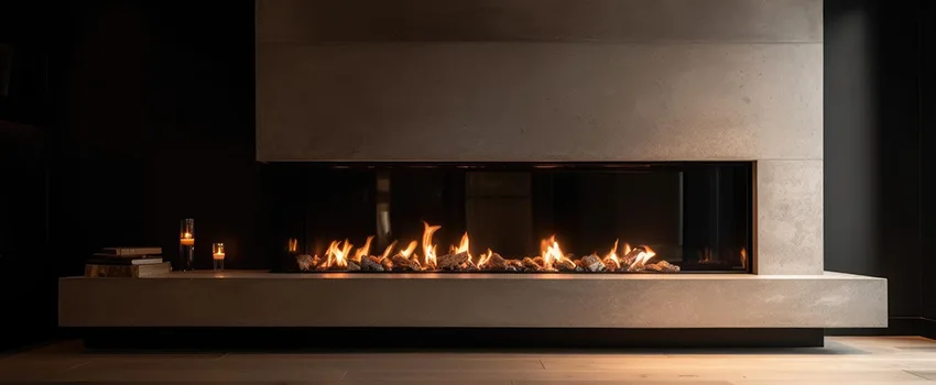 Gas Fireplace Ember Bed Design Services in Minnetonka, Minnesota