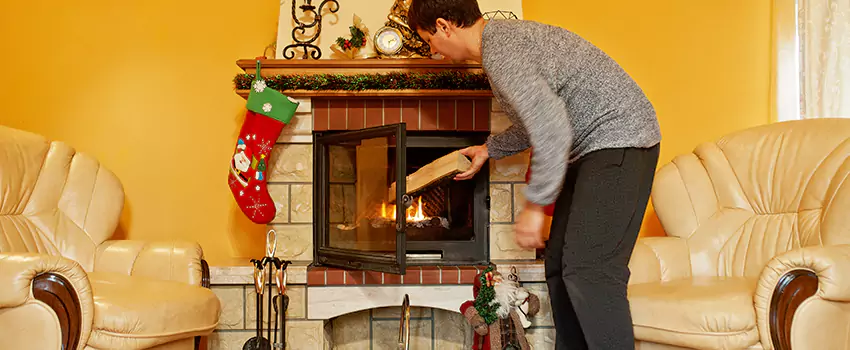 Rusted Metal Fireplace Restoration in Minnetonka, Minnesota